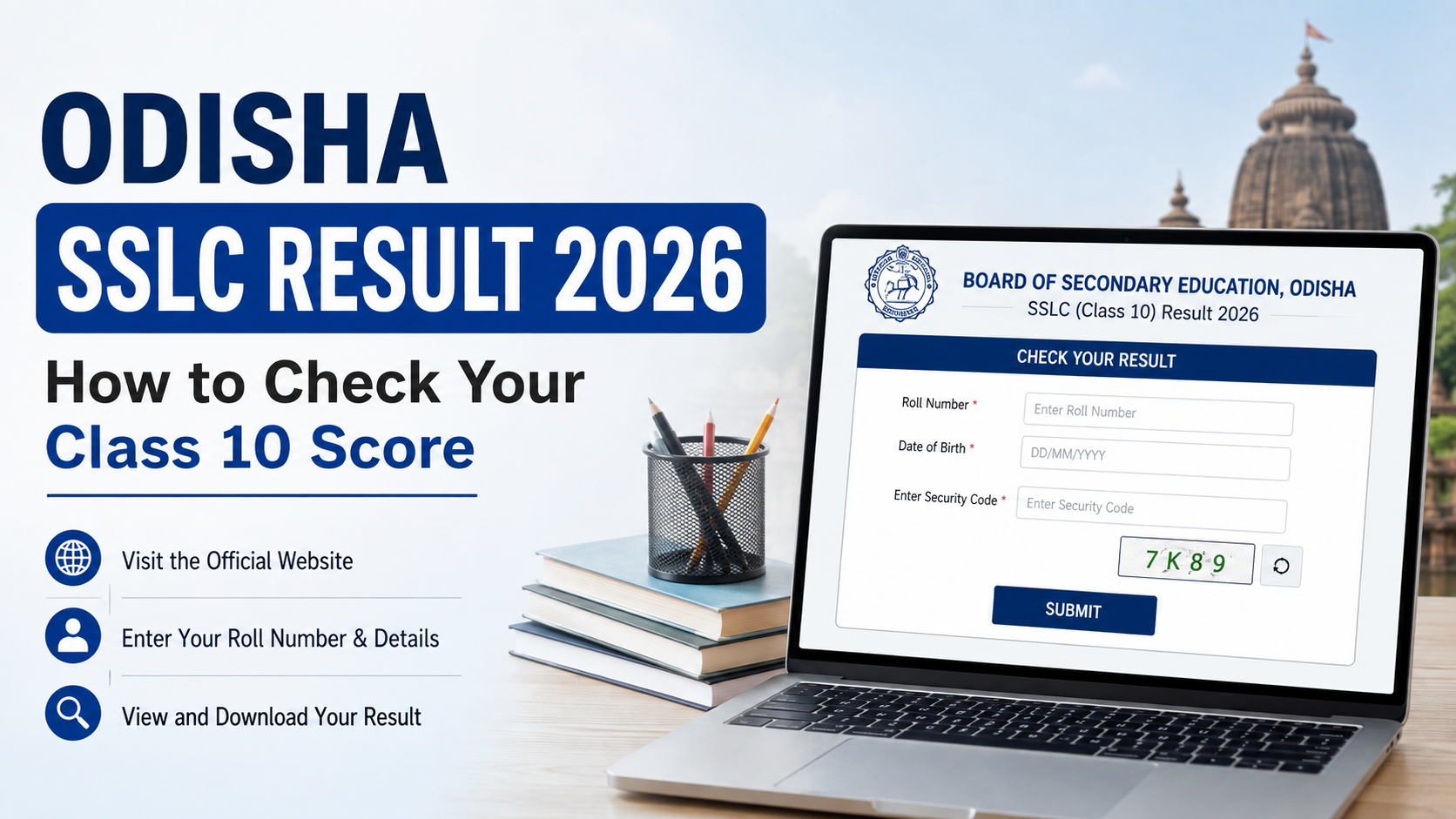 Odisha SSLC Result 2026: How to Check Your Class 10 Score